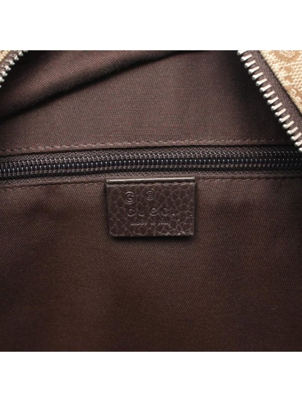 Gucci Backpack GG Canvas Beige Dark Brown - Picture 4 of 10